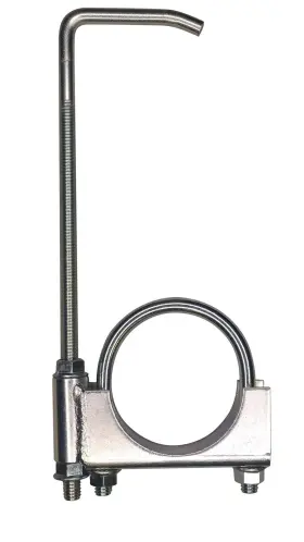 Jquad 859668006974 2-1/2 Inch Universal Clamp On Exhaust Hanger - Made In The Usa