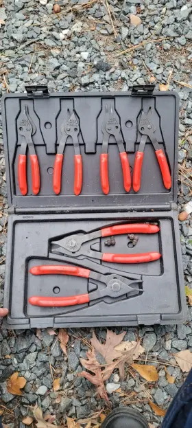 8005970 K-d / Napa 6 Piece Snap Ring Pliers Set Black Case With