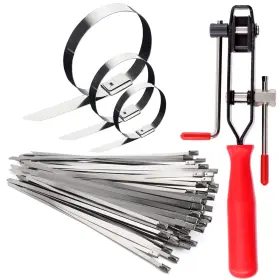 K1074 Keadic 37pcs Automotive Cv Boot Clamp Pliers With Ear Joint Banding Clamps 30