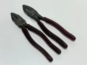 Sl58 Klein Diamond 2pc Diamalloy Duluth Lineman Pliers Wire Cutters With Sons Chicago Set