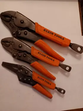 38611 Klein Tools 38601 Vise-grip Type Plier Set 3 38602