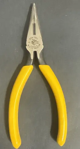 D203-5 Klein Tools 1996 Vintage Needle Nose Side Cutting Pliers 5 Inch Nos Usa Rare