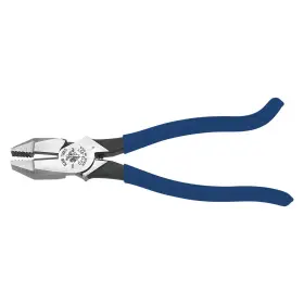 D213-9st Klein Tools Inc - 9-3/8 Inch Dipped Handle Flat Grip/cut Round Jaws Spring