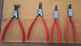Knipex 003773030973 4pc Snap Ring Plier Set Internal External Circlip