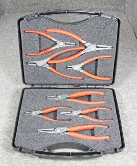 Knipex 003773050131 00 21 25 Precision 8 Piece Snap Ring Pliers Set