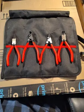 441111 Knipex Snap Ring Cir Clip Pliers Set 4pc. Germany