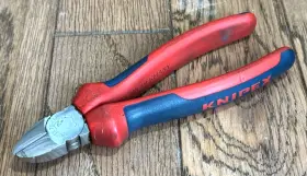 70160 Knipex 70-160 Kinipex Tools Diagonal Cutters Pliers 6.5 Inch Long Wire Side Comfort Soft Grip Red