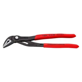 Knipex 843221003227 87 51 250 - Cobra 10 Inch V-jaws Dipped Handle Self Locking Tongue And Groove