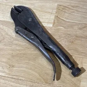 Gripvw-10 Knu-vise Vw10 9 Inch Straight Jaw Locking Pliers Vtg Detroit Usa Read