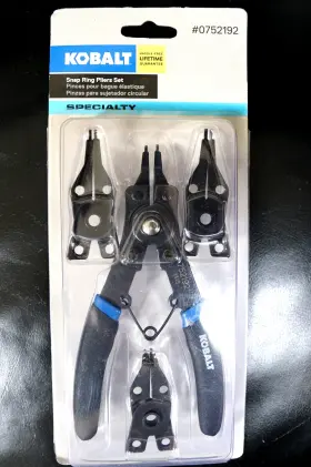 0752192 Kobalt Snap Ring Pliers Set New