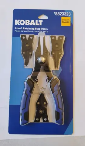5523323 Kobalt 4 In 1 Retaining Ring Pliers Set #5523323 New