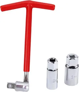Kms-0399 Komitasui Spark Plug Socket Wrench T-handle 5/8 Inch And 13/16 Removal Installer Tool