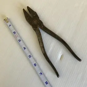 Kraeuter 1830-8 Vintage 8 Inch Industrial Lineman Pliers Tool Made In The Usa Model