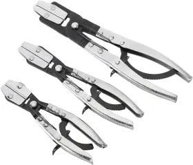 Kc0044 Kuntec 3pcs Hose Pinch Off Pliers Set 8/10/12 In Automotive Radiator Coolant Fuel