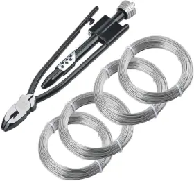 Sk1901n Lainkeen 5 Pieces 9 Inch Safety Wire Twisting Pliers Tool Set With 4 Coils