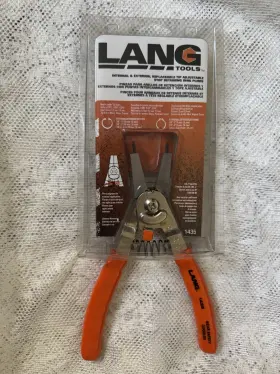 1435 Lang Tools Internal And External Replaceable Tip Adjustable Ring Pliers New