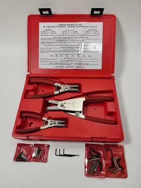 97594 Lawson Master Internal-external Retaining Ring Kit 3 Plier Set With Case Used