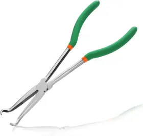 6gd1556-fba Leontool 11 Inch Long Reach Hose Grip Pliers Spark Plug Removal Orange&green