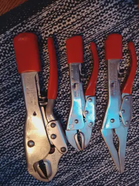 Lr10 Lever Wrench 3pc. Locking Pliers Set Usa -brand New Lr10 Lever Wrench 3pc. Locking Pliers Set Usa -brand New