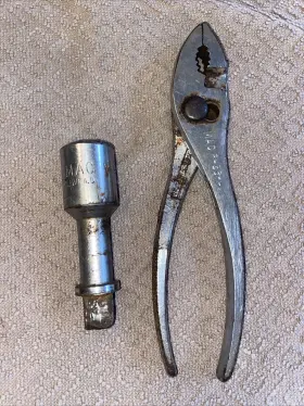 P-26-a Mac P-26a Vintage Tools 6.5 Inch Slip Joint Pliers V3e Extension Made In Usa