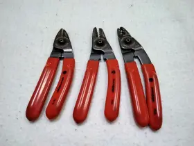 703e Mac Tools 701e 702e Wire Cutter Crimper Pliers Set Of 3 Used