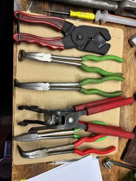 Mac Tools And Snapon Sp600 7 Piece Combination Pliers Set Snap On