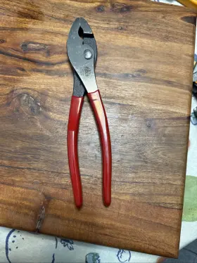 Kc18a Mac Tools 8 Inch Slip Joint Hose Clamp Pliers Red Grip Usa Made
