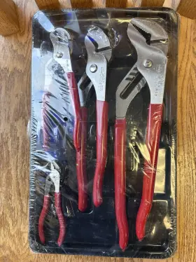 M426g Mac Tools M420g M440g Channel Lock Pliers Slip Joint Tongue And Groove Set Of 4 Brand New