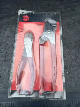 M447-410g Mac Tools Usa Rare Red Plier Set Nutbuster M410g Diagonal Cutter 8 Inch M447g P 2pc