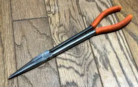 P112s-o Mac Tools P112s P112so Straight Needle Nose Pliers Soft Grip Orange 11.5 Inch Long Reach Usa