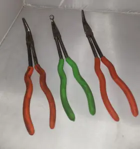 P1138n00-o Mac Tools Lot Of 3 11 Inch Long Reach Pliers
