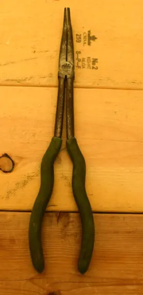 P113bn-g Mac Tools Long Needle Nose Pliers Extended Reach Usa Grip