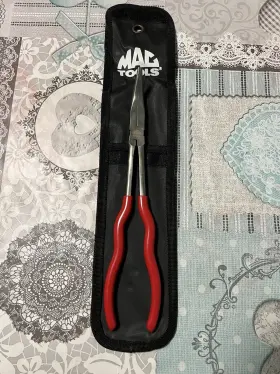 P114bn Mac Tools Long-reach 45 Bent Nose Pliers - 11 Inch
