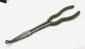 P114sg-g Mac Tools P114sg P11sg-g P11sg Green 11 Inch Long Reach Gripping Pliers Hose Tubing Serrated Small Python