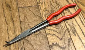 Mac Tools P114xsg 12 Inch Long Reach Gripping Pliers Hose Tubing Curve Hoop Extra Small 1/4