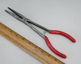 P11lrnca Mac Tools Usa Spring Loaded Long Reach Needle Nose 11 Inch Pliers Bn3150