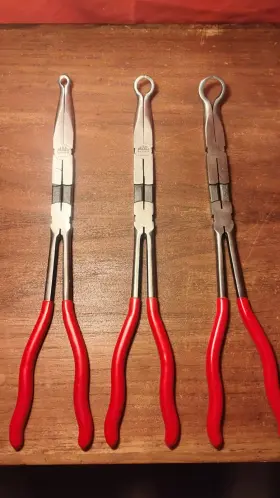 P13djlg Mac Tools 3-pc. Double-jointed Gripping Pliers 13 Inch X-small 1/4 - Large 3/4