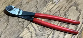 P210kn Mac Tools High Leverage Bent Angled Diagonal Cutters Pliers 10 Inch Long Wire Side