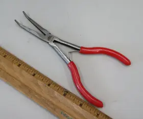 P301714 Mac Tools Usa Spring Loaded 6 Inch Long Bent Needle Nose Pliers Bn3154
