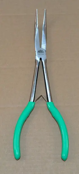 P301733g Mac Tools Long-reach Bent Long-nose Pliers 11 Inch