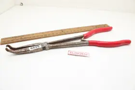 P301786 Mac Tools 11 Inch Long 1/4 Hose Pullerpliers Red Handle Usa