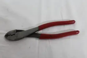 P301806 Mac Tools Nipper Side Cutter Pliers Red Rubber Grip