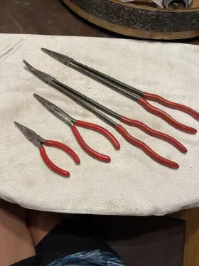 P301820 Mac Tools Needle Nose Pliers Set - Red Grip