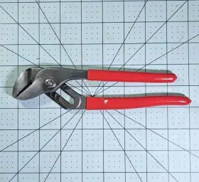 P301845 Mac Tools Tongue And Groove Pliers - Red