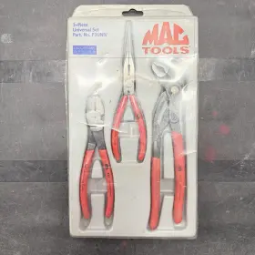 P3univ Mac Tools Knipex 3-piece Universal Pliers Set 10 Inch Cobra Side Cutter Needle Nose