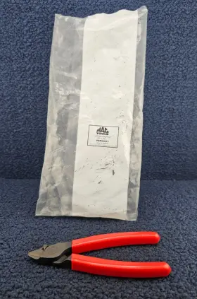 P6fccst Mac Tools 6 Inch Flush Cutting C.s.t. Pliers 5/8 Jaw Length - Red Handle