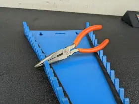 Mac Tools P6lbncao #bn894 Orange Bent Tip Nose Pliers