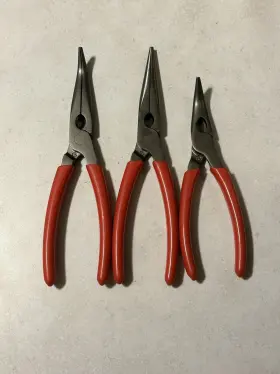 P8lncst Mac Tools 3 Piece Pliers Set And Curve Brand New
