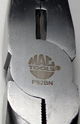 P92bn Mac Tools 45 Degree Bent Needle Nose 9 Inch Long Pliers - Nos