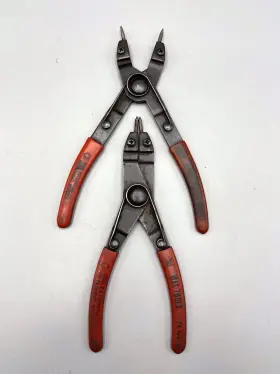 Mac Tools Pk101 Pk102 Straight Internal Spring Loaded Snap Ring Pliers And